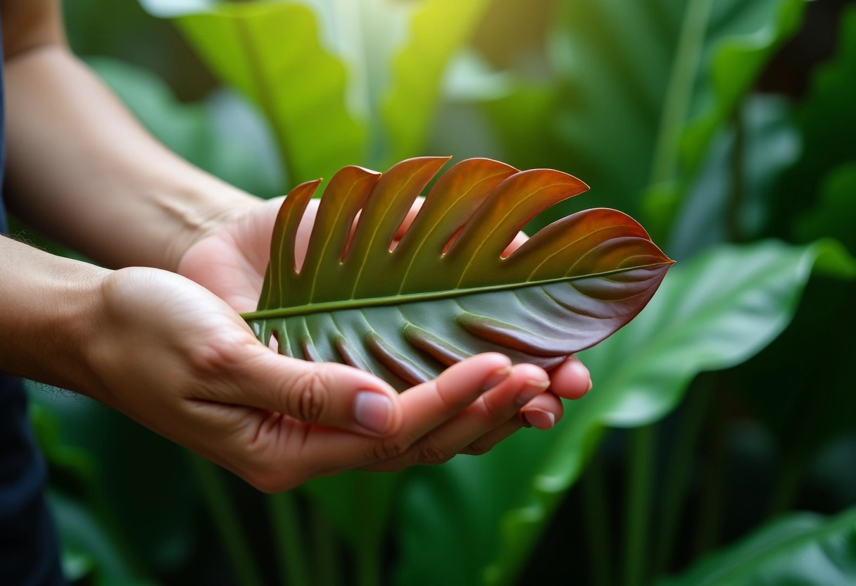 feuille monstera