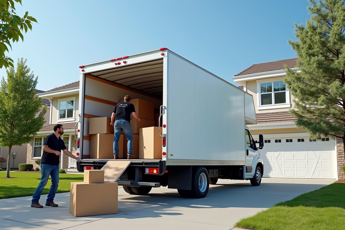 camion déménagement