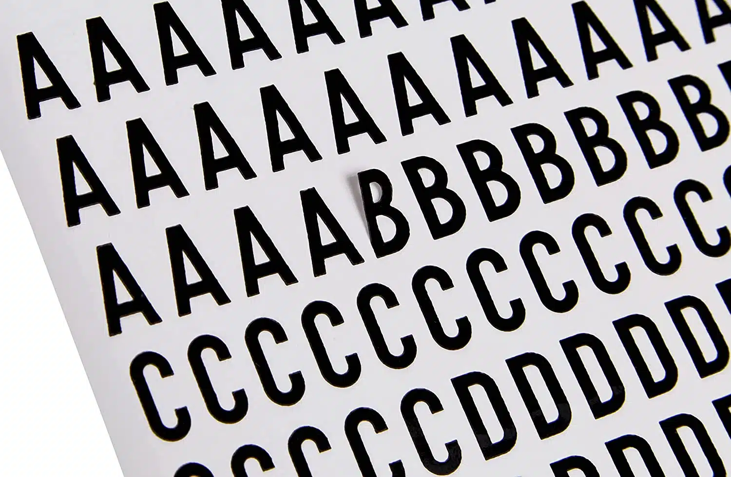lettres adhésives pas cher