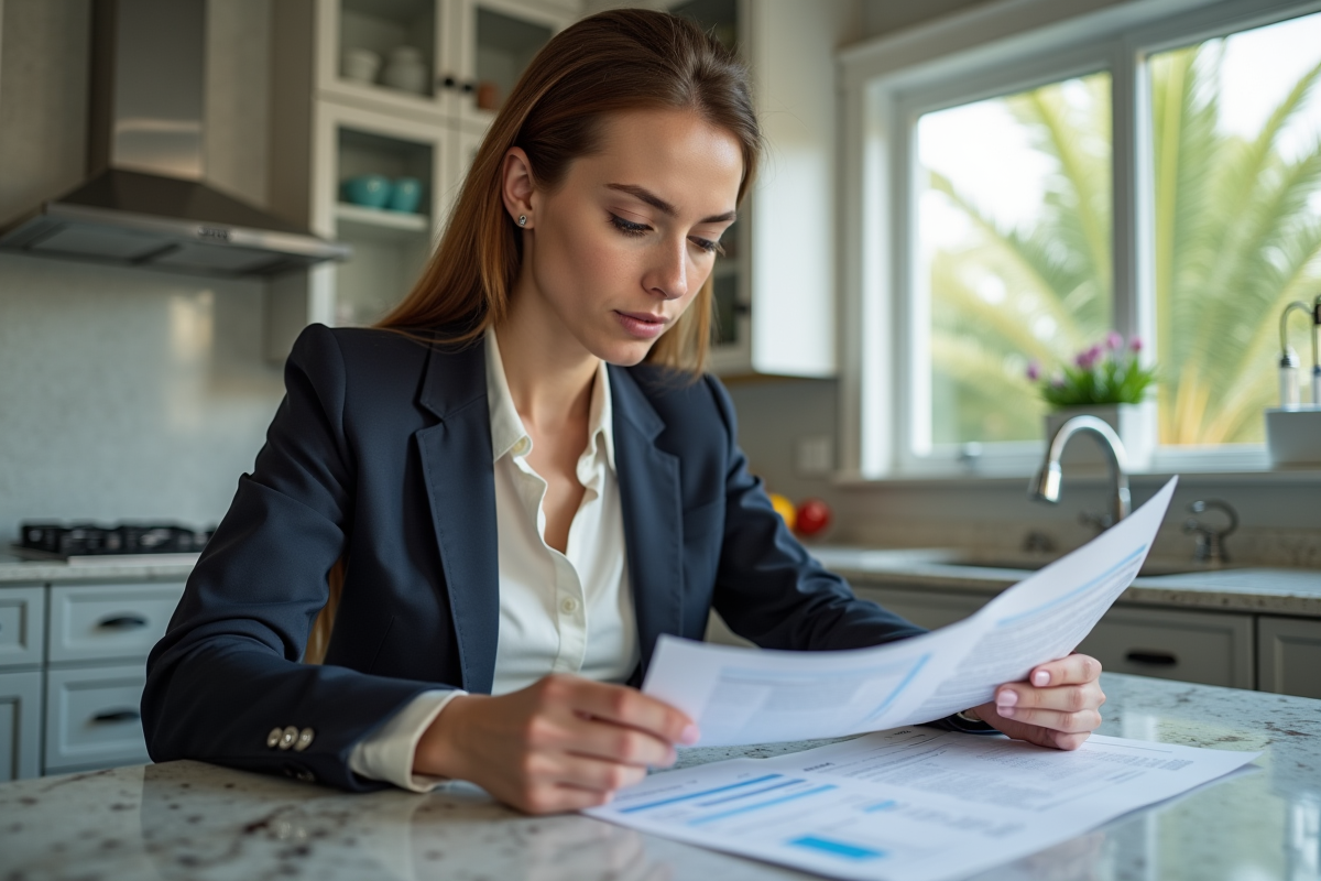 Jeune femme en tenue d
